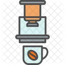 Aeropress Coffee Maker Coffee Cup Icon