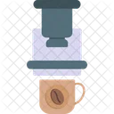 Aeropress Coffee Maker Coffee Cup Icon