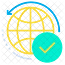 Globe Accepter Verifier Icon