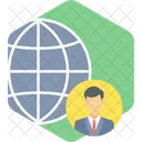 Business Globale Online Mondo Icon