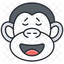 Affe Glucklich Affenkrone Affe Symbol
