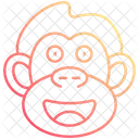 Affe glücklich  Symbol