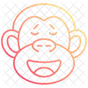 Affe glücklich  Symbol