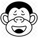 Affe glücklich  Symbol