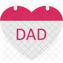 Affection Father Care Father Heart Icon