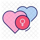 Love Affection Female Icon