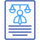 Affidavit Document Justice Icon