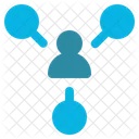Partner Marketing Netzwerk Symbol