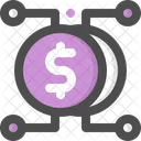 Affiliate Crowdfunding Economic Icon