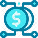 Affiliate Crowdfunding Economic Icon