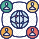 Affiliate Network Global Connectivity Global Network Icon