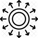 Affiliation Network Centralized Decentralization Icon