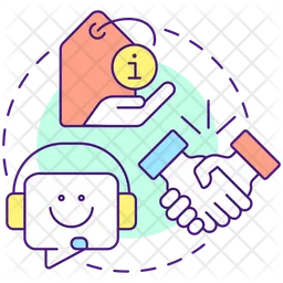 Affiliative selling relationship  Icon