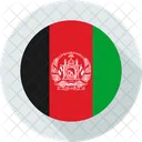 Afganistan Afgano Mapa Icono