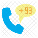 Afghanistan Country Code Phone Icon