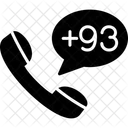 Afghanistan Dial Code  Icon
