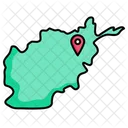 Afghanistan map  Icon