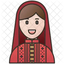 Afghanistan Woman  Icon