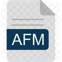 Afm 파일 형식 아이콘