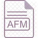 Afm 파일 형식 아이콘