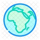 Africa Earth Planet Icon