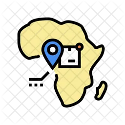 Africa Shipment  Icon
