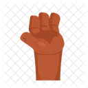 African american hand outstretched  Symbol