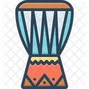 아프리카 드럼 드럼 악기 아이콘