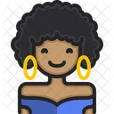 African Lady  Icon