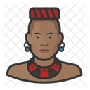 African Male Traditional Attire Icon