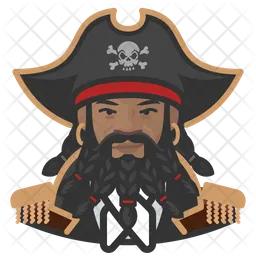 African Pirate  Icon