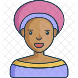 African woman  Icon