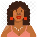 Avatar African Woman Icon