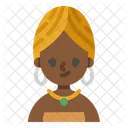 African Woman  Symbol