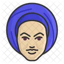 African Woman  Icon