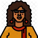 African Woman  Icon