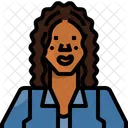 African Woman  Icon