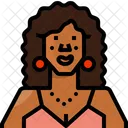 African Woman  Icon