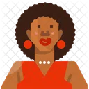 African Woman  Icon