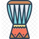 Afrikanische Trommel Trommel Instrument Symbol