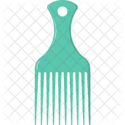 Afro Comb  Icon