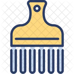 Afro Comb  Icon