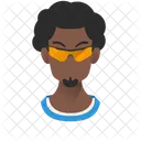 Afro Guy Icon