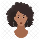 Afro woman  Icon