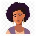Afro woman  Icon