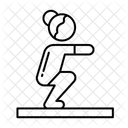 Agacharse  Icono