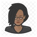 Age Black Female  Icon