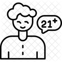 Age Adult Legal Icon