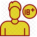 Age Limit Restriction Icon