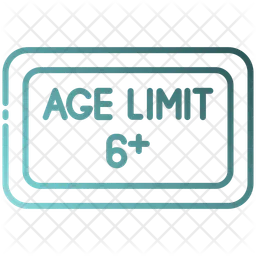 Age limit six plus  Icon